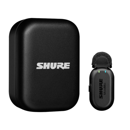Shure MoveMic Single-Channel Wireless Lavalier Microphone with Charging Case