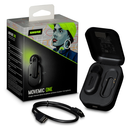 SHURE MoveMic one 外箱無し　非純正充電ケーブル付き SHURE MoveMic one 外箱無し 非純正充電ケーブル付き Shure MoveMic