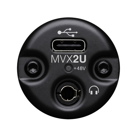 Shure MVX2U Gen 2 XLR to USB-C Digital Audio Interface MVX2UG2