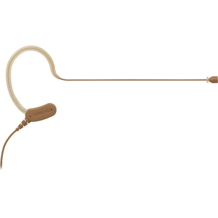 Shure MX153 Microflex Omnidirectional Earset Headworn Microphone, Cocoa