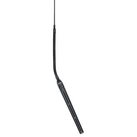 Shure MX202 Microflex Overhead Microphone Plate Mount Preamp Black Mini Shotgun