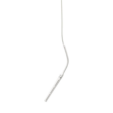 Shure MX202 Microflex Overhead Microphone In-Line Preamp White Mini Shotgun
