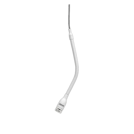 Shure MX202 Microflex Overhead Microphone In-Line Preamp White Supercardioid
