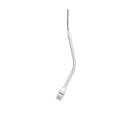 Shure MX202 Microflex Overhead Microphone Plate Mount Preamp White Mini Shotgun
