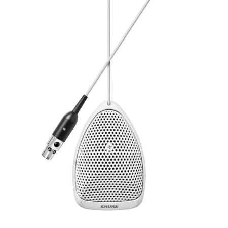 Shure MX391W/C Cardioid Condenser Boundary Microphone, White