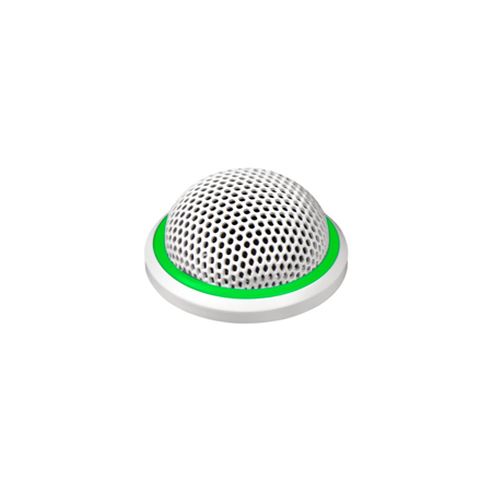 Shure MX395 Microflex Low Profile Boundary Microphone Bi-Color LED Indicator White Cardioid