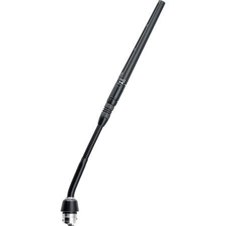 Shure MX405 5" Microflex Modular Gooseneck Microphone No Preamp Black Red Light Ring Indicator Mini Shotgun