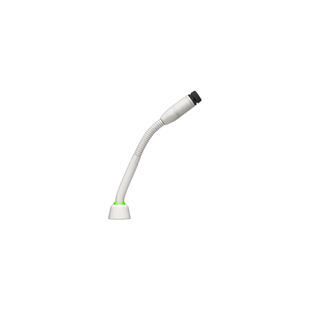 Shure MX405 5" Microflex Modular Gooseneck Microphone No Preamp White Bi-Color LED Indicator Without Cartridge