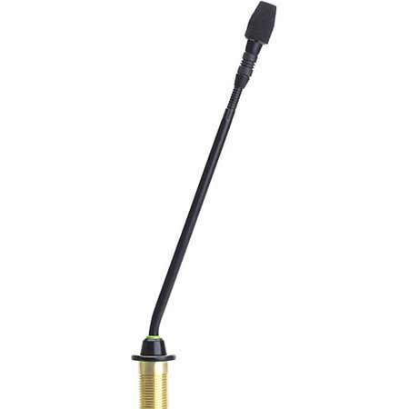 Shure MX410R/N 10" Gooseneck Microphone with Surface Mount Preamplifier, No Cartridge, Light Ring, 50 to 17,000 Hz Frequency Response
