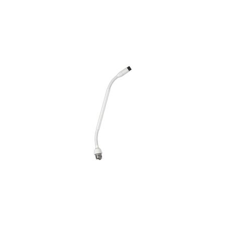 Shure MX410 10" Dualflex Modular Gooseneck Microphone White Red Light Ring Indicator No Preamp Without Cartridge