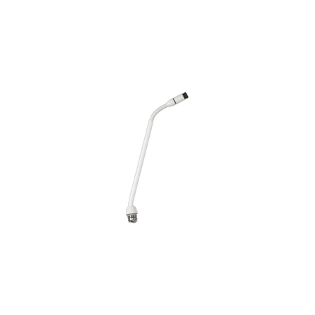 Shure MX410 10" Microflex Modular Gooseneck Microphone White Red Light Ring Indicator No Preamp Without Cartridge