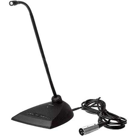 Shure MX412D/S 12" Desk-Top Gooseneck Mic with 10' Cable, Logic Functions, Programmable Switch, LED Indicator, Snap-Fit Foam Windscreen, Supercardioid