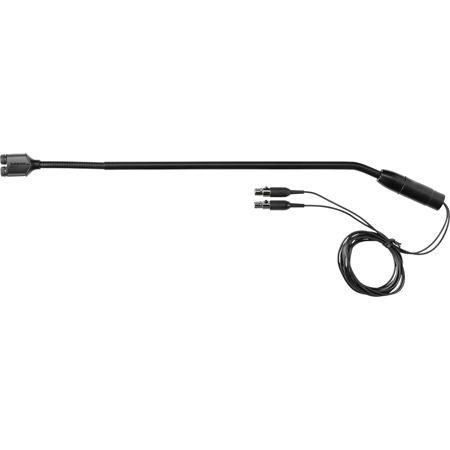 Shure MX415 15" Microflex Modular Gooseneck Microphone Surface Mount Preamp Black Bi-Color LED Indicator Dual-Cardioid