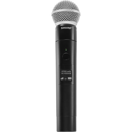Shure MXW2X/SM58 Wireless HH Mic Transmitter w/SM58 Capsule, Z10: 1920-1930MHz