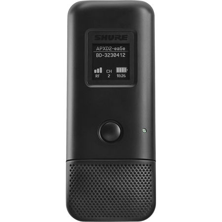 Shure MXW6X Wireless Cardioid Boundary Mic Transmitter, Black, Z10: 1920-1930MHz