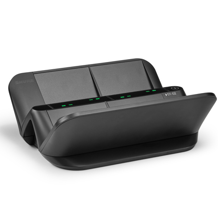 Shure MXWNDX4G 4-Port Networked Charging Station for Boundary and Gooseneck Mic