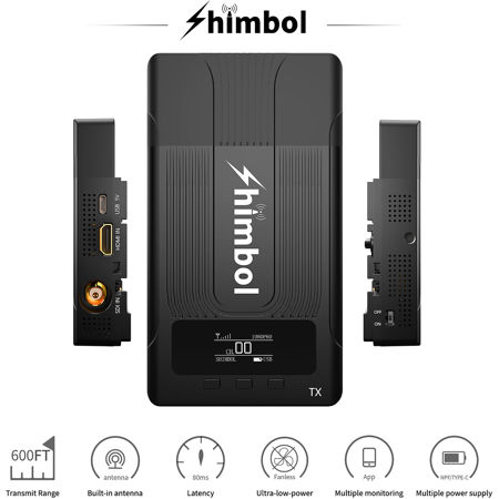 Shimbol ZO600S 600' Line-of-Sight SDI/HDMI Wireless Video Transmission System