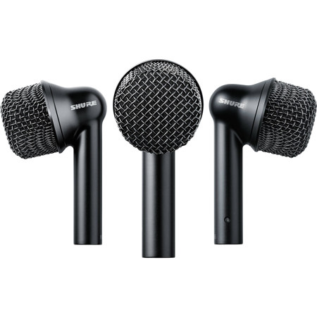 Shure Nexadyne 6 Supercardioid Dynamic Tom/Snare Microphone, Black, 3-Pack