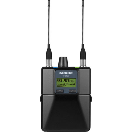 Shure P10R-G10 Wireless Bodypack Receiver for PSM1000 (G10: 470-542 MHz), 9.5 ohm Load Impedance