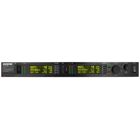 Shure P10T Full-Rack Dual Channel Wireless Transmitter for PSM 1000 Personal Monitor System, J8A: 554-616MHz