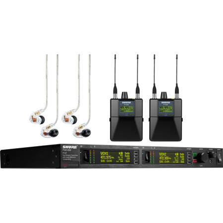 Shure PSM 1000 2-Ch Personal Monitor System with SE425 Sound Isolating Earphones G10: 470-542MHz