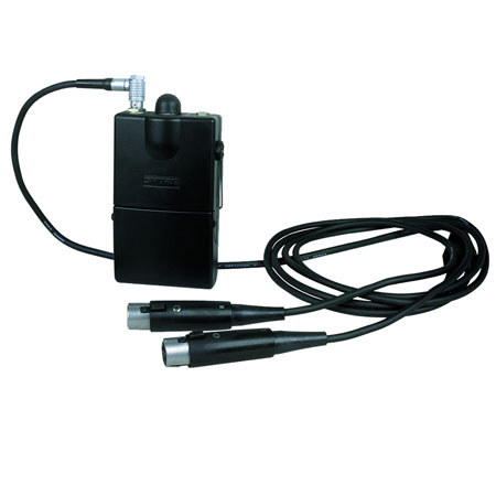 Shure P6HW Hardwired Bodypack Monitor with Input XLR Cable