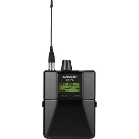 Shure P9RA+ Wireless Bodypack Receiver G6: 470 to 506 MHz