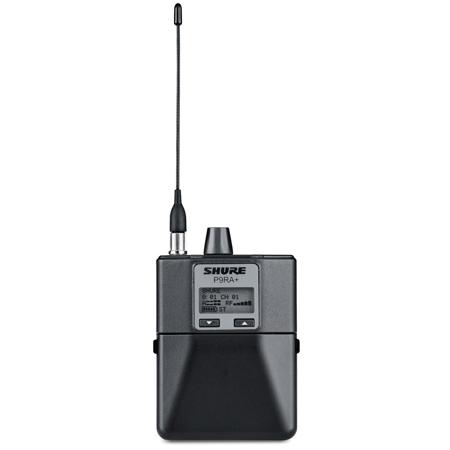 Shure P9RA+ Compact Stereo Bodypack Receiver for PSM 900 Wireless Personal Monitor System, Frequency Band G6: 470 to 506 MHz