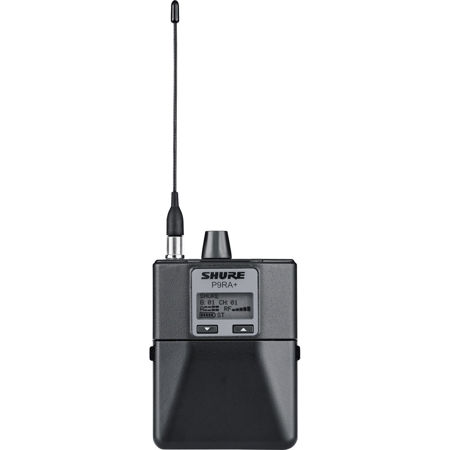 Shure P9RA+ Rechargeable Wireless Bodypack Receiver for Shure PSM 900 Personal Monitor System, G7: 506 to 542MHz