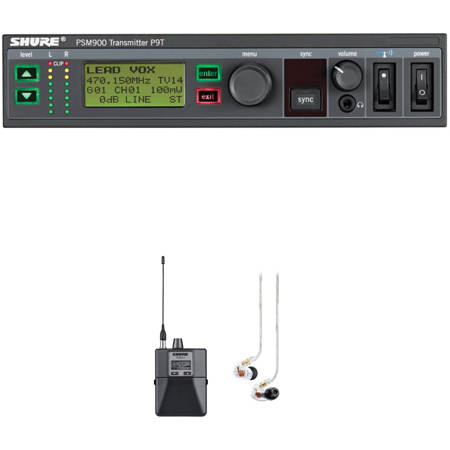 Shure PSM 900 Wireless Monitor System w/SE425 PRO Earphones, G7: 506-542MHz
