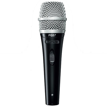 Shure PG57-XLR Cardioid Dynamic Instrument Microphone