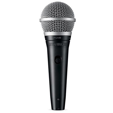 Shure PGA48-LC Cardioid Dynamic Vocal Microphone, 70-15000Hz, No Cable