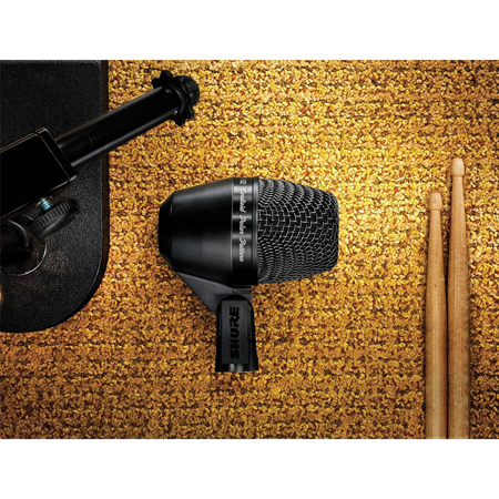 Shure PGA52-XLR Cardioid Dynamic Kick Drum Microphone, XLR-XLR