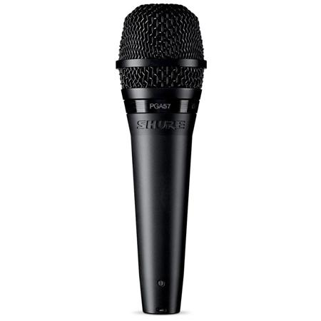 Shure PGA57-LC Dynamic Instrument Microphone, No Cable