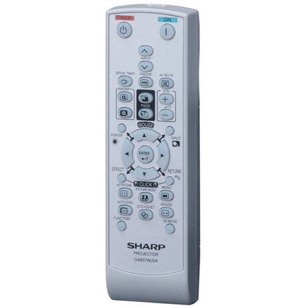 Sharp 3D Ready DLP Projector, 2500 Lumens Brightness