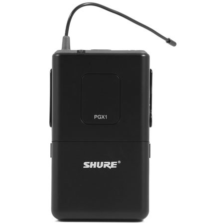 Shure PGX1=-L5 Bodypack Transmitter, L5 Band, 524-542MHz Frequency Range