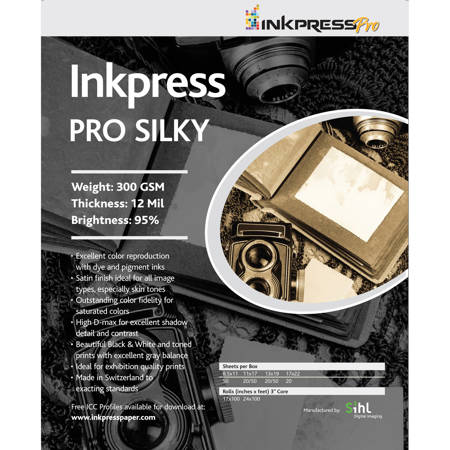 Inkpress Pro P3 Single Silky Paper, 4inx6in-50