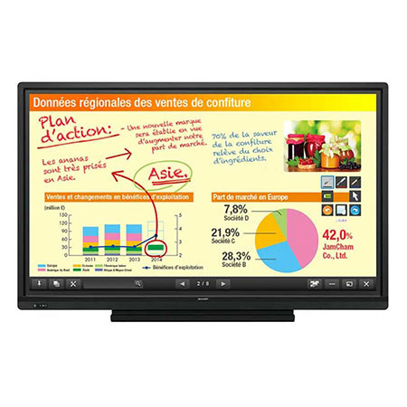 Sharp Aquos Board PN-L703B 70" 1080p LED Multi-touch Digital Signage Display