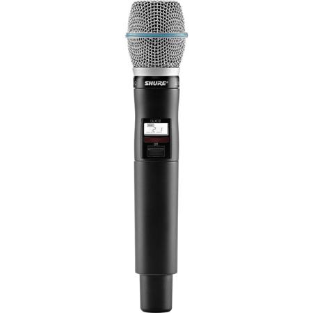 Shure QLXD2 Wireless Handheld Microphone Transmitter with BETA 87C Capsule G50: 470-534MHz
