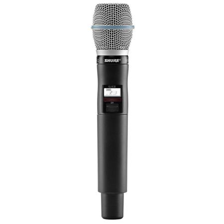 Shure QLXD2 Wireless Handheld Microphone Transmitter with BETA 87A Capsule
