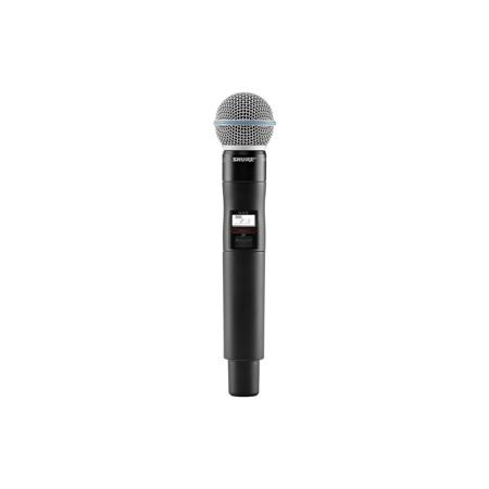 Shure QLXD2 Wireless Handheld Microphone Transmitter with Beta 58A Capsule X52: 902-928MHz