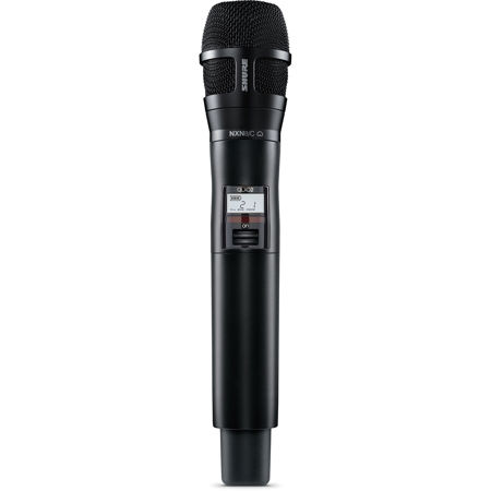 Shure QLXD2/N8 Digital Wireless Handheld Transmitter with N8 Mic Capsule, Black Cardioid H50: 534-598MHz