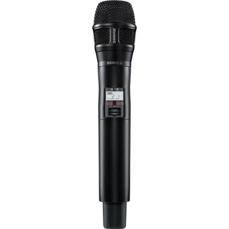 Shure QLXD2/N8 Digital Wireless Handheld Transmitter with N8 Mic Capsule, Black Supercardioid H50: 534-598MHz