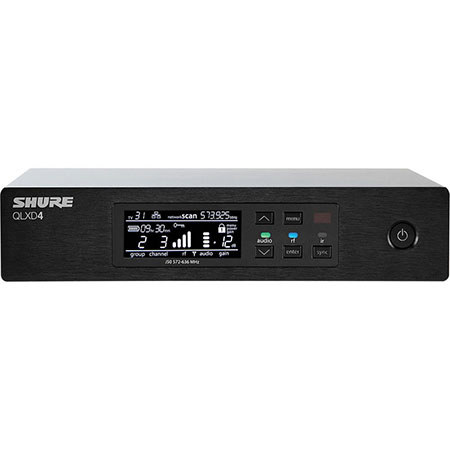 Shure QLXD4 Half-Rack Digital Wireless Receiver