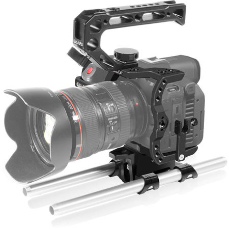 Shape Camera Cage with 15mm LWS Rod System for Canon EOS R5 C, R5, and R6