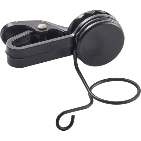 Shure Single Tie Clip for MX183, MX184 and MX185 Lavalier Microphones Black