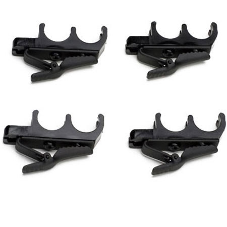Shure RK241DB Dual-Mount Tie Clips, 4 Pack