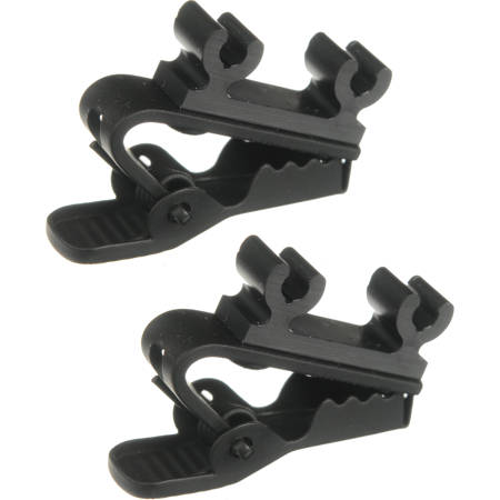 Shure RK307DB Double Tie Clip for SM93 & WL93T Microphones, Set of 2