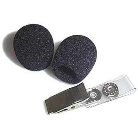 Shure RK318WS Headset Microphone Windscreen and Clothing Clip