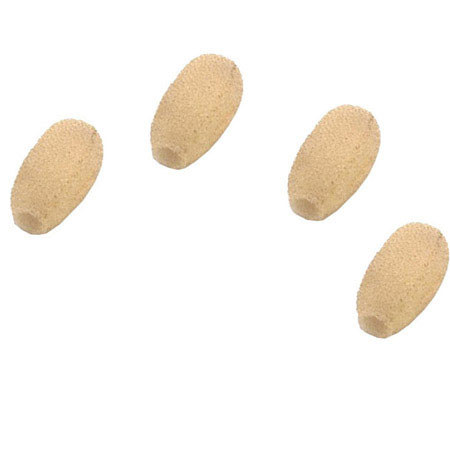 Shure RPM324 Windscreen for Countryman WCE6LT & WCB6LT, 4/Pack, Light Tan